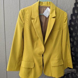 Gorgeous ALC Wool & Mohair jacket blazer w snakeskin collar